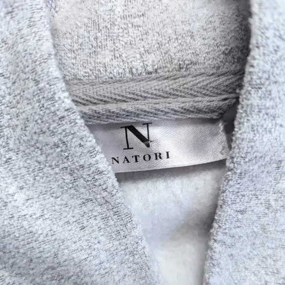 Natori Gray and White Robe